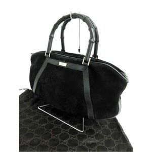 Gucci Black Suede Handbag